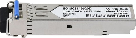 Blueoptics Aa1419069-E6-Nt-Bo Fiber Optisk Sfp 20000 M 1310 Nm 1490 Nm Aluminium