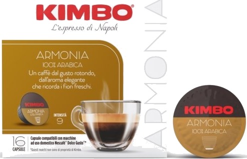 Kimbo | Espresso Barista 100% Arabica 16 kapsler til Dolce Gusto