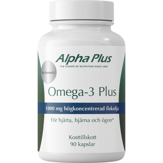 Alpha Plus Omega 3 Plus 90 stk Alpha Plus Omega 3 Plus 90 stk