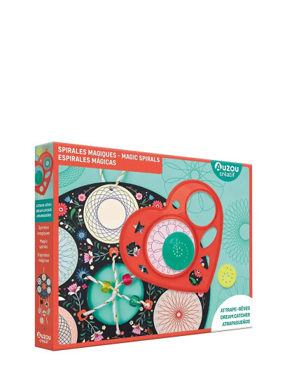 Auzou Kunstnersett Magiske Spiraler Red One Size Auzou Kunstnersett Magiske Spiraler Red One Size
