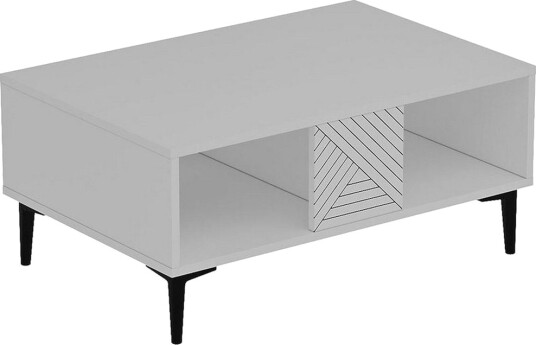 Botswana Stuebord 90 cm - Hvit
