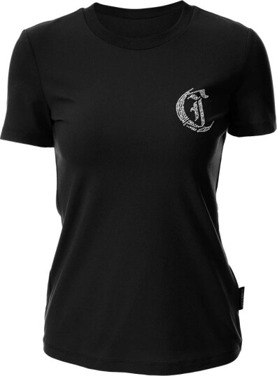 Just Cavalli Dame Topper Svart 2XS,
