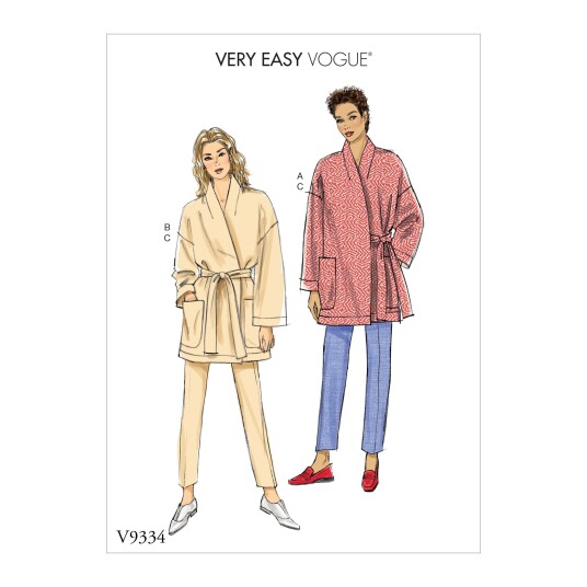 Vogue 9334 - Jakke med bukse Y (XS-S-M)