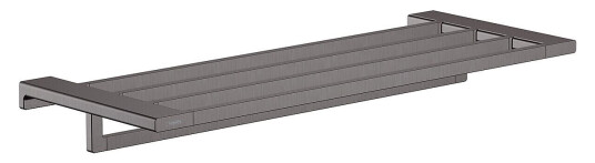 Hansgrohe AddStoris håndklehylle 648 mm Børstet Sort Krom Hansgrohe AddStoris håndklehylle 648 mm Børstet Sort Krom