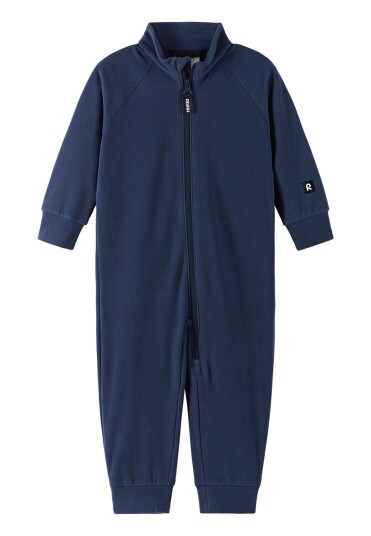 Reima Kids' Fleece Overall Tarhaan Navy 92