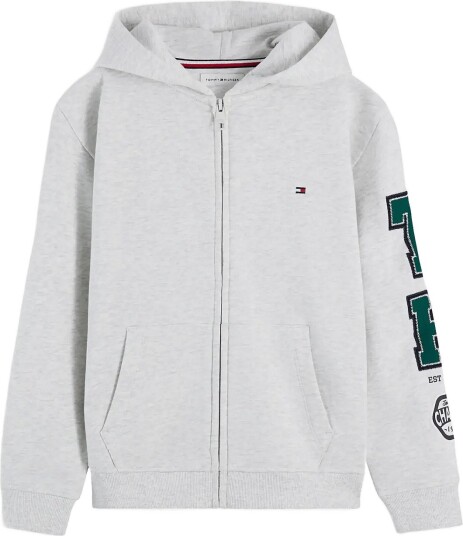 Tommy Hilfiger Brand Love Fz Hoodie   Grey   152