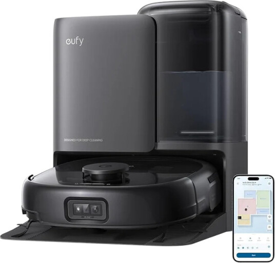 Eufy Omni E25 Robotstøvsuger med Selvrengjørende Mopp og 20 000 Pa Sugekraft Eufy Omni E25 Robotstøvsuger med Selvrengjørende Mopp og 20 000 Pa Sugekraft