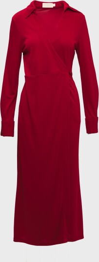 Wakakuu Icons Marias Wrap Dress Röd M Wakakuu Icons Marias Wrap Dress Röd M