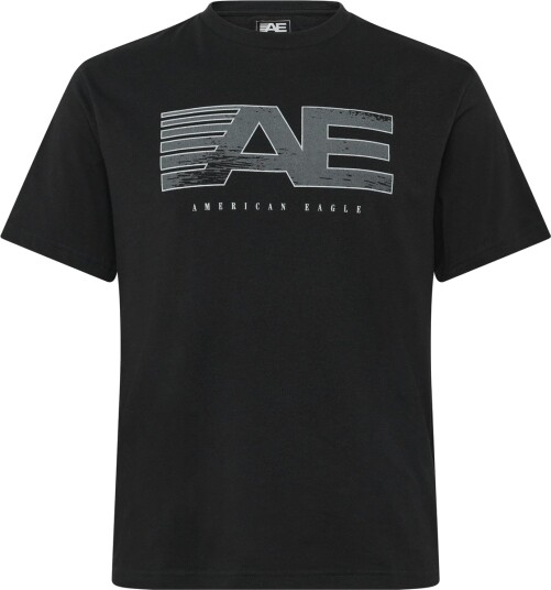 American Eagle G Ss 24/7 Set In Tee Cvc + Seriously Soft Wash Black L