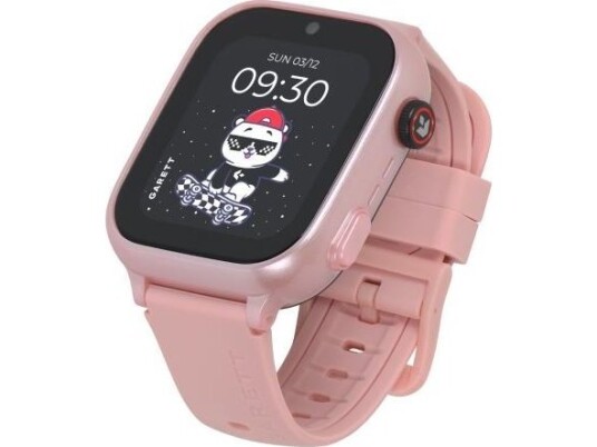 Garrett Kids Cute 2 4G Barnsmartklokke Med Litauisk Meny Rosa