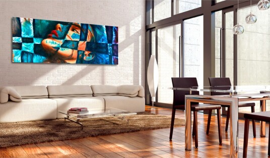 Tavla Azure Trap 120x40