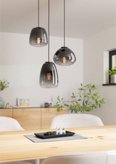 Eglo Takpendel Eglo Aguilares Ø430 mm Svart/Grå Eglo Takpendel Eglo Aguilares Ø430 mm Svart/Grå