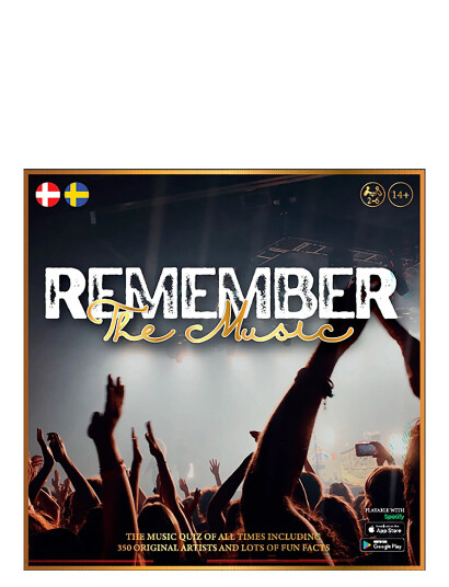 Asmodee Remember The Music Dk/Se - Black - ONE SIZE Asmodee Remember The Music Dk/Se - Black - ONE SIZE