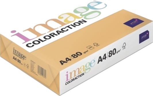 Image Coloraction Acapulco/Néon Orange Kopipapir Træfri Ecf 80G/M2 210Mm X 297Mm A4 Smal Bane