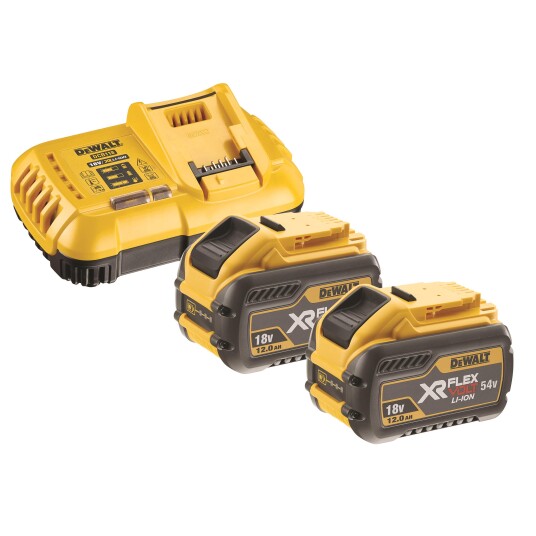 Dewalt DCB118Y2T QW Ladepakke 54/18 V 12 Ah Maskintilbehør & forbruk