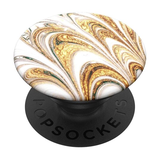 POPSOCKETS PopGrip Golden Ripple Avtagbart Grep med Stativfunksjon