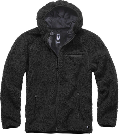 Brandit Teddyfleece Worker Jakke XL Svart