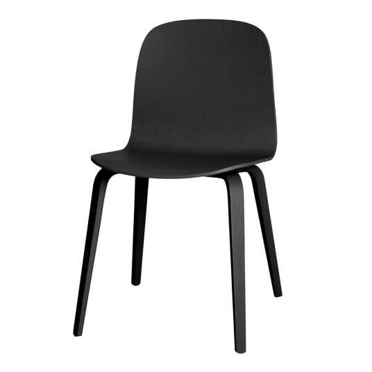 Muuto Visu Chair Wood base Black