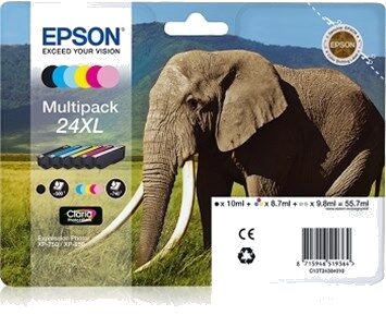 Epson Elephant Ink 24 XL Multipack