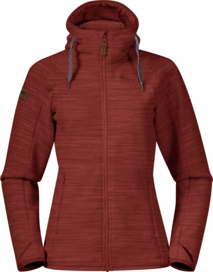 Bergans Women's Hareid Fleece Jacket R?d XS Woman Bergans Women's Hareid Fleece Jacket R?d XS Woman