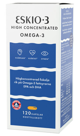 Eskio-3 High Concentrated Omega-3 120 Kapslar