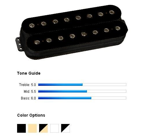Dimarzio Dp859bk Pickup Humbucker Paf 8 Svart