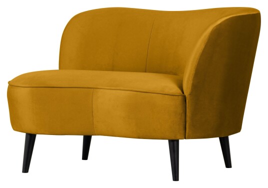 WOOOD Sara Loungesofa, høyrevendt - Ochre fløyel WOOOD Sara Loungesofa, høyrevendt - Ochre fløyel