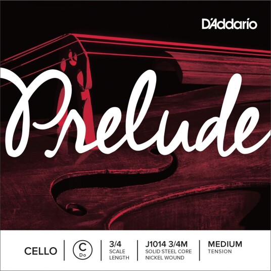 D'Addario J1014 3/4m Cello String Prelude C-Nickel 3/4 26.5 D'Addario J1014 3/4m Cello String Prelude C-Nickel 3/4 26.5