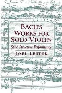 Lester Joel Bach's Works for Solo Violin (0195171446)