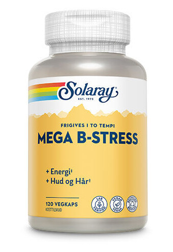 Solaray Mega B-Stress 120 Kapslar Solaray Mega B-Stress 120 Kapslar
