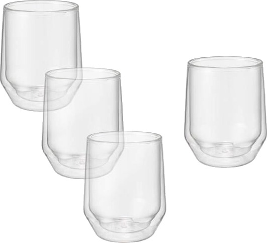 Modern House Lundi krus 4 stk 36 cl klar Modern House Lundi krus 4 stk 36 cl klar