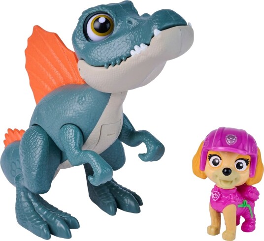 Paw Patrol Roaring Pup Pals Skye Figurer med Spinosaurus og Lyd Effekter Paw Patrol Roaring Pup Pals Skye Figurer med Spinosaurus og Lyd Effekter