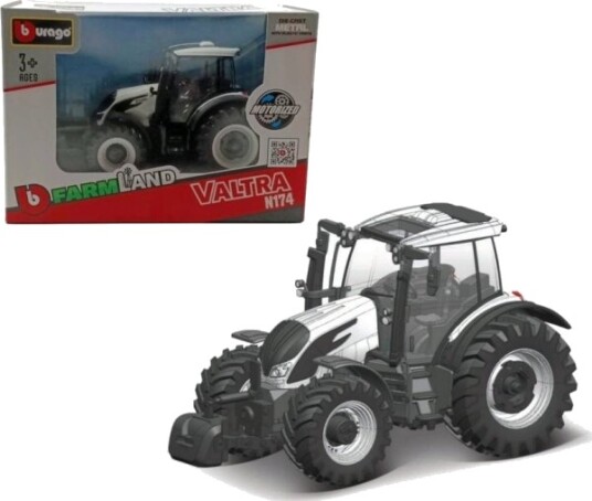 Bburago Bbu Traktor Valtra N174 Hvit 31615