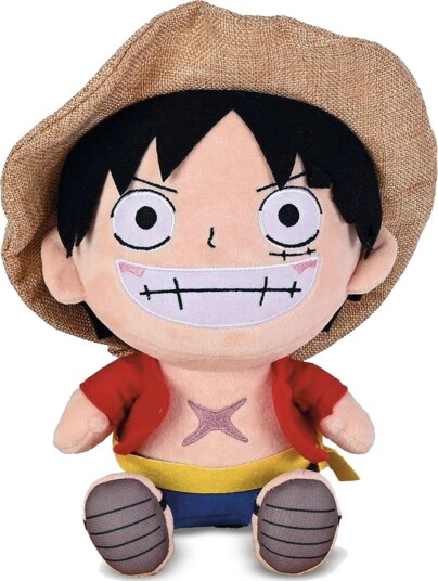 One Piece Kosedyr 25 Cm Monkey D. Luffy New World