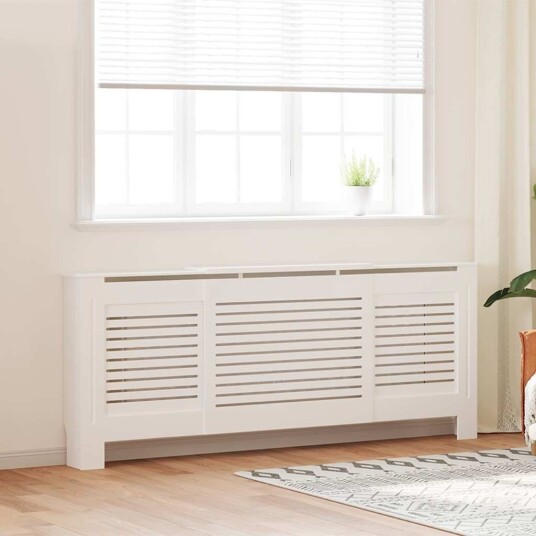 MDF Radiatordeksel 205 cm hvit