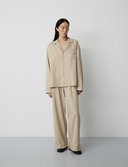 MAGNIBERG Club Shirt Beige M