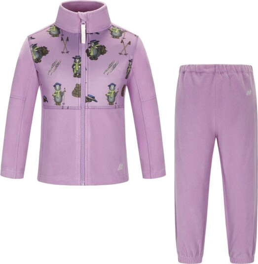 Skogstad K Alvdal Microfleece Sett African Violet 2