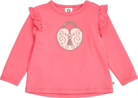 Müsli Genser Love Bokstaver Frill Rouge Utg. Müsli 1½ år (86) Genser Rosa