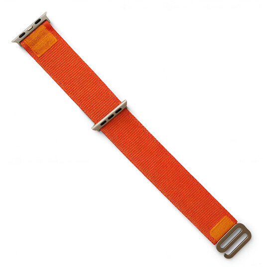 Hurtel Klokkerem med stållenke for Apple Watch 38/40/41mm Oransje