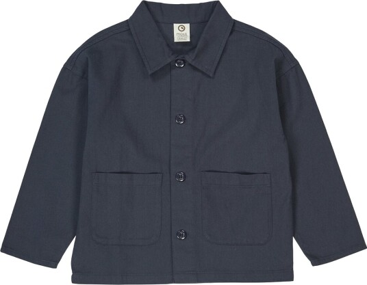Müsli Overskjorte   Twill   Natt Blue   Müsli   4 år 104   Cardigan   Blå