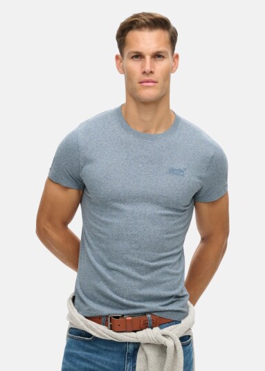 Superdry Essential Logo Emb Tee Bay Blue Marl Xl T-Shirts