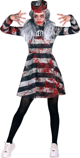 Thetru B.v. Blodig Fange Kjole Kostyme XX-Large 3569-0102-0XXL