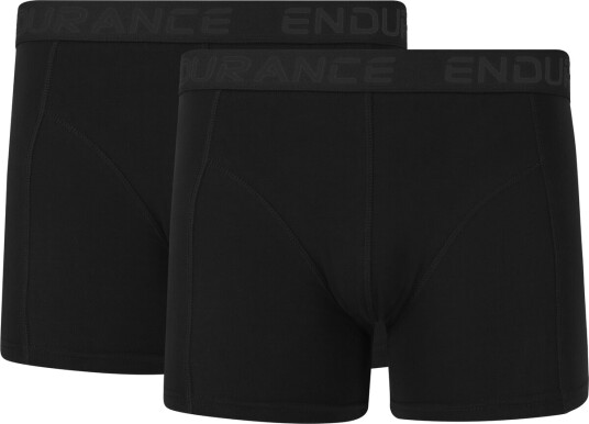 Endurance Brighton 2 Pack Bambus Boxershorts Herre Svart XL
