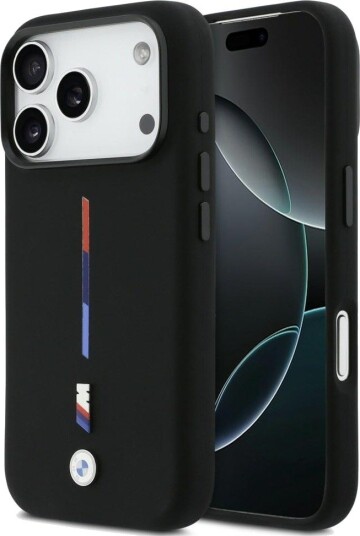 BMW M Silikon MagSafe Etui til iPhone 17 Pro - Sort BMW M Silikon MagSafe Etui til iPhone 17 Pro - Sort