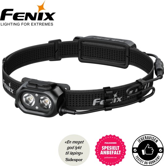 Fenix HP12R-T Hodelykt M.Batteriboks 1300 Lumen Sort