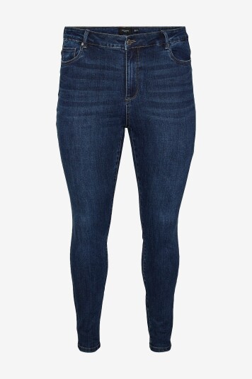 Vero Moda Curve - Jeans vmPhia HR Skinny J Gu3113 Curve - Blå