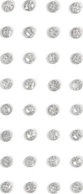 Diverse Rhinsten dia 8 mm sølv 32 stk 1 pk