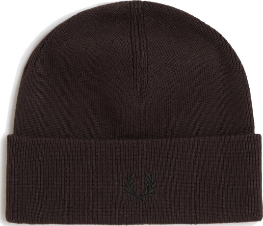 Fred Perry Merino Beanie Brun ONE SIZE