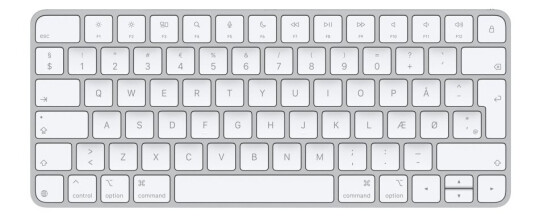 Apple Magic Keyboard Trådløs Bluetooth Tastatur med USB-C Dansk Layout Apple Magic Keyboard Trådløs Bluetooth Tastatur med USB-C Dansk Layout