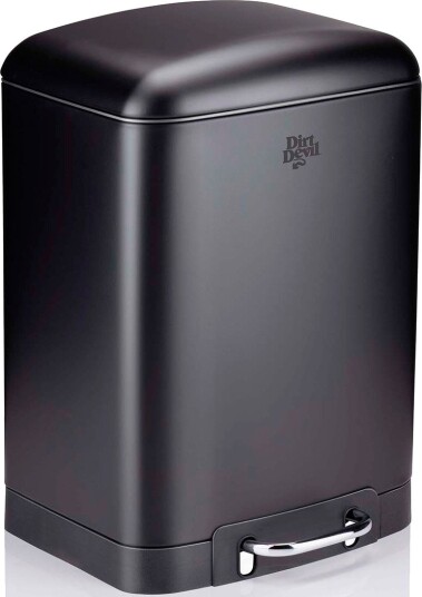 Dirt Devil Pedalbøtte med soft close (6 liter) svart